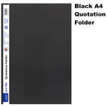 Marlin Black Quotation Folder     